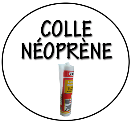 Colle n&eacute;opr&eacute;ne pour coller les plinthes